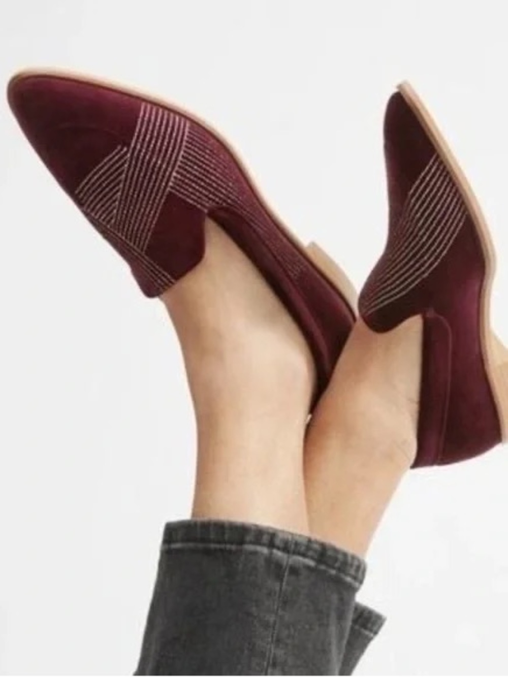 EVERLANE Velvet loafers 9.5
